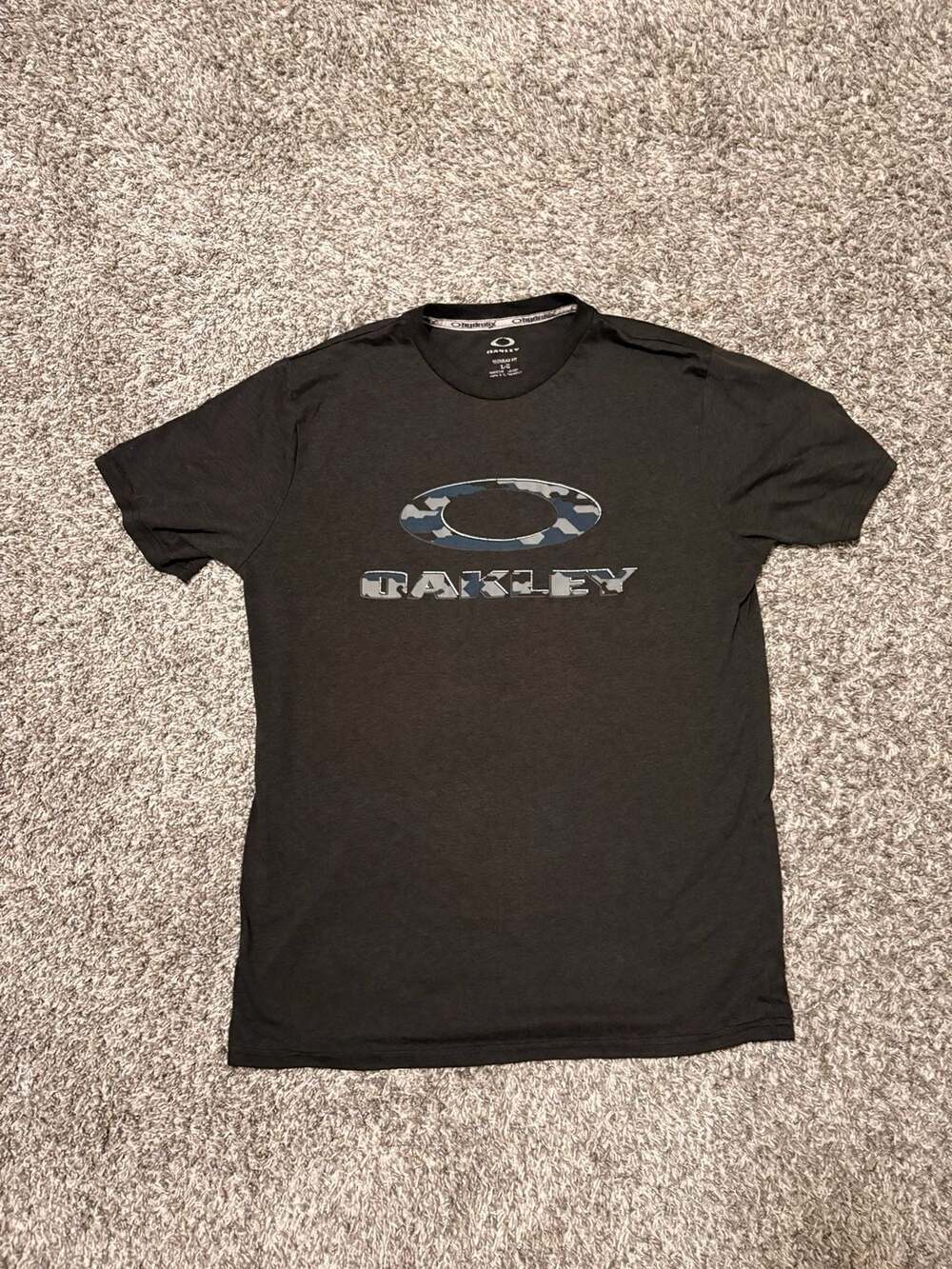 Oakley Hydrolix Camo Logo Graphic T-Shirt Black